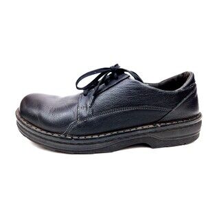 Naot Olaf Oxfords Black Leather Plain Derbys Casual Shoes EU 47 Mens Size 14